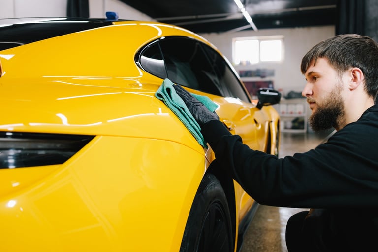 Professional car detailing